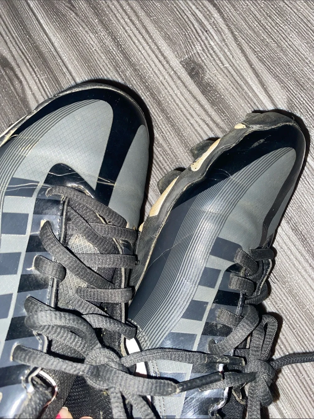 Nike Kids Vapor Edge Shark Cleats Size 5.5Y